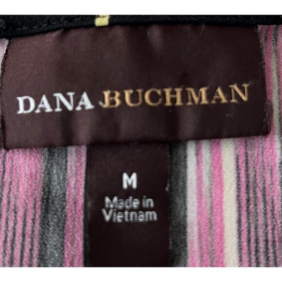 DANA BUCHMAN MIDI SCOOP NECK TUNIC DRESS, WOMENS, M, MULTICOLOR ABSTRACT DESIGN - Picture 7 of 9